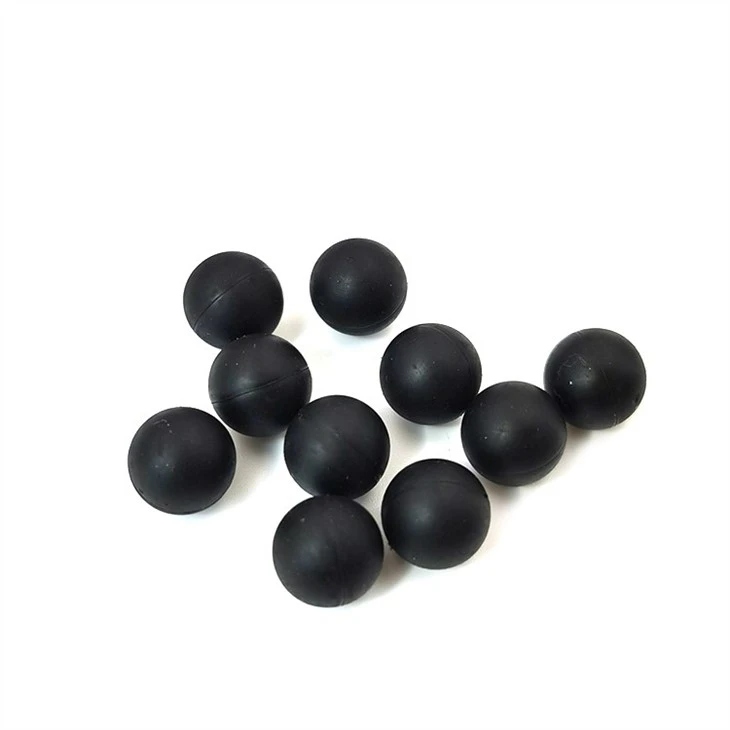 NBR Viton VMQ Soft Small Rubber Balls 10 Mm